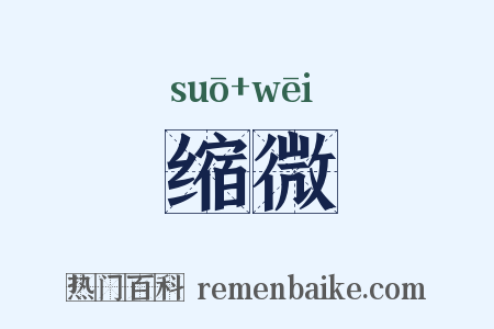 缩微是什么意思的图片